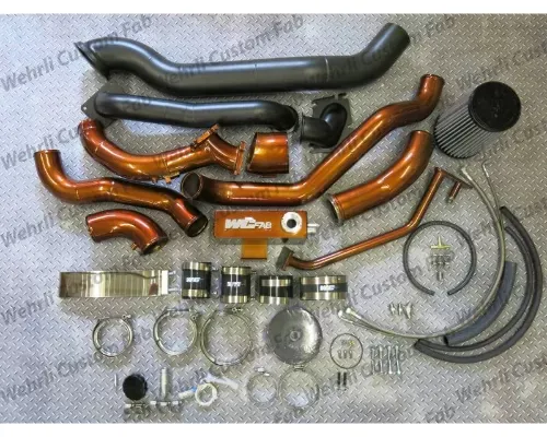 WCFab 2001-2004 LB7 Duramax S400/Stock Twin Turbo Kit Candy Purple Two Stage Powder Coating - WCF100570-CP