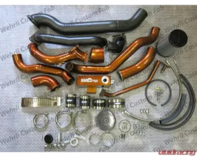 WCFab 2001-2004 LB7 Duramax S400/Stock Twin Turbo Kit Red Two Stage Powder Coating - WCF100570-RED