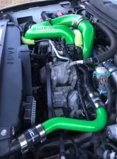 WCFab 2006-2010 LBZ/LMM Duramax Upper Coolant Pipe Gloss White Single Stage Powder Coating                                     - WCF100622-GW - Image 2