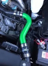 WCFab 2006-2010 LBZ/LMM Duramax Upper Coolant Pipe Red Two Stage Powder Coating                                     - WCF100622-RED - Image 3