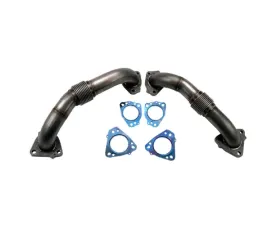 WCFab 2017-2019 L5P Duramax 2 Inch Stainless Steel Up Pipe Kit w/ Gaskets