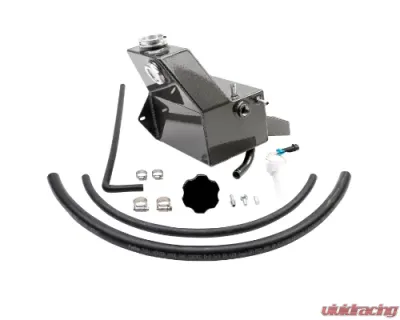 WCFab 2013-2018 6.7L Cummins OEM Placement Coolant Tank Kit Cat Yellow Single Stage Powder Coating - WCF100628-CAT