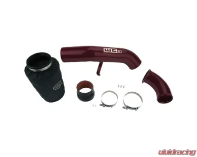 WCFab 2001-2004 LB7 Duramax 4 Inch Intake Kit Stage 2 Red Two Stage Powder Coating - WCF100636-RED
