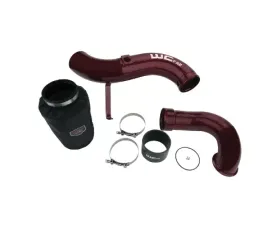 WCFab 2006-2007 LBZ Duramax 4 Inch Intake Kit Stage 2 Red Two Stage Powder Coating