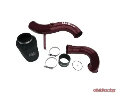 WCFab 2006-2007 LBZ Duramax 4 Inch Intake Kit Stage 2 Red Two Stage Powder Coating - WCF100638-RED