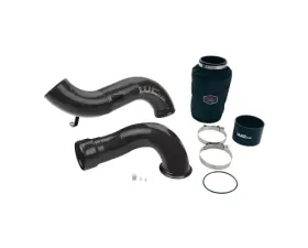 WCFab 2007.5-2010 LMM 4 Inch Intake Kit Stage 2 Bengal Blue Single Stage Powder Coating