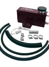 WCFab 2001-2006 LB7/LLY/LBZ Duramax Twin Turbo Style Coolant Tank Kit Gloss Black Single Stage Powder Coating                                     - WCF100642-GB - Image 2