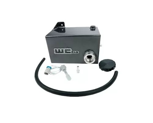 WCFab 2001-2006 LB7/LLY/LBZ Duramax OEM Placement Coolant Tank Kit Gloss White Single Stage Powder Coating - WCF100645-GW