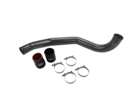 WCFab 2017-2019 L5P Duramax Driver Side 3 Inch Intercooler Pipe Orange Frost Two Stage Powder Coating