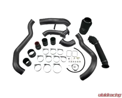 WCFab 2001-2004 LB7 Duramax High Flow Intake Bundle Package Gloss White Single Stage Powder Coating - WCF100712-GW