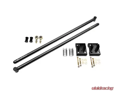 WCFab 2011-2019 Duramax RCLB/CCSB/ECSB 60 Inch Traction Bar Kit Gloss Black Single Stage Powder Coating - WCF100851-GB