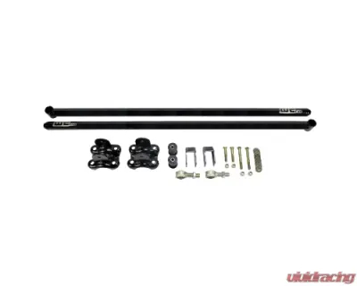 WCFab 2001-2010 Duramax ECLB & CCLB 68 Inch Traction Bar Kit Gloss Black Single Stage Powder Coating - WCF100852-GB
