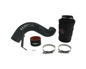 WCFab 2007.5-2018 6.7 Cummins 4 Inch Intake Kit Grey Two Stage Powder Coating