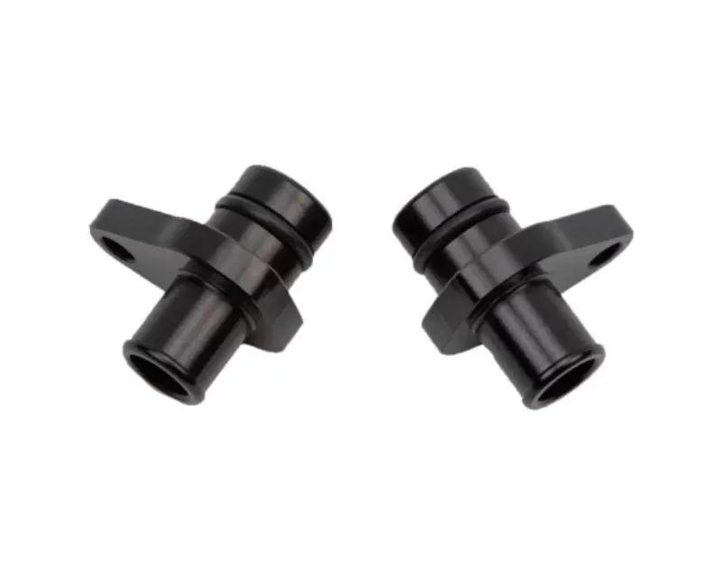 WCFab Crankcase Vent PCV Fitting Kit Billet Black Anodized Chevrolet | GMC 6.6L Duramax 2004-2010 - WCF100189