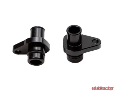 WCFab Crankcase Vent PCV Fitting Kit Billet Black Anodized Chevrolet | GMC 6.6L Duramax 2004-2010 - WCF100189