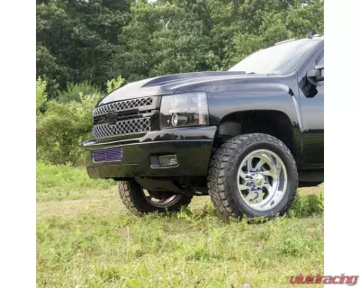 WCFab Fine Texture Black Bumper Grille Chevrolet / GMC 6.6L Duramax 2011-2014 - WCF100285-FTB