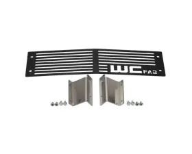 WCFab Raw Stainless Finish Bumper Grille Chevrolet Silverado HD 6.6L LML/L5P Duramax 2015-2019