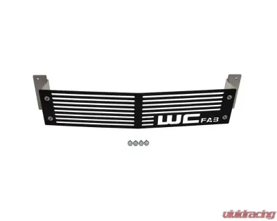 WCFab Raw Stainless Finish Bumper Grille Chevrolet Silverado HD 6.6L LML/L5P Duramax 2015-2019 - WCF100290-RAW