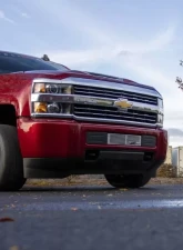 WCFab Raw Stainless Finish Bumper Grille Chevrolet Silverado HD 6.6L LML/L5P Duramax 2015-2019                                     - WCF100290-RAW - Image 3