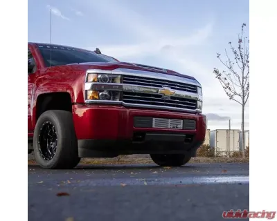 WCFab Raw Stainless Finish Bumper Grille Chevrolet Silverado HD 6.6L LML/L5P Duramax 2015-2019 - WCF100290-RAW