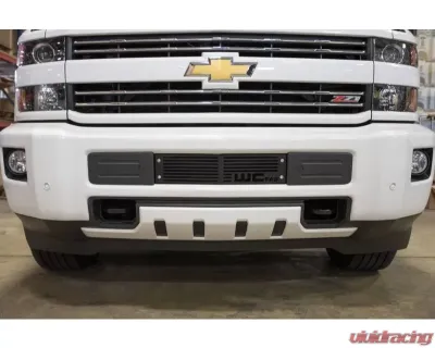 WCFab Raw Stainless Finish Bumper Grille Chevrolet Silverado HD 6.6L LML/L5P Duramax 2015-2019 - WCF100290-RAW