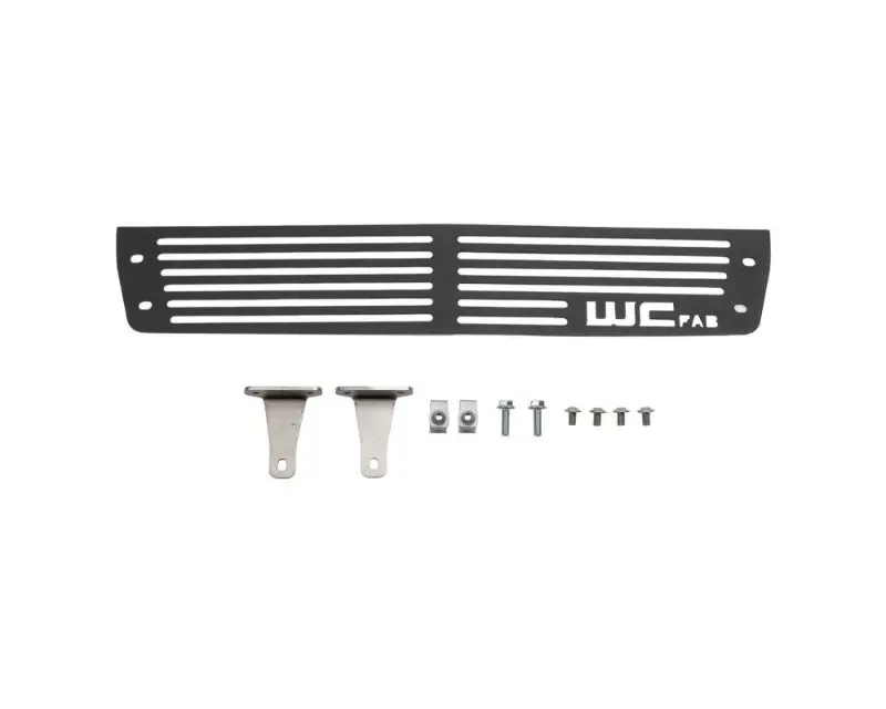WCFab Gloss Black Bumper Grille Chevrolet | GMC 6.6L Duramax 2015-2019 - WCF100291-GB