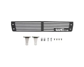 WCFab Fine Texture Black Powder Coat Finish Bumper Grille Chevrolet | GMC 6.6L Duramax 2015-2019