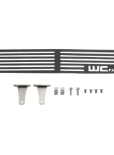 WCFab Fine Texture Black Powder Coat Finish Bumper Grille Chevrolet | GMC 6.6L Duramax 2015-2019                                     - WCF100291-FTB - Image 3