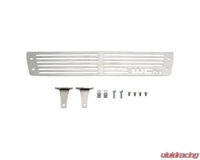 WCFab Fine Texture Black Powder Coat Finish Bumper Grille Chevrolet | GMC 6.6L Duramax 2015-2019 - WCF100291-FTB