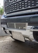 WCFab Fine Texture Black Powder Coat Finish Bumper Grille Chevrolet | GMC 6.6L Duramax 2015-2019                                     - WCF100291-FTB - Image 3