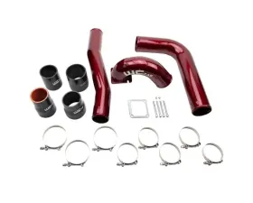 WCFab Gloss Black High Flow Stage 1 Intake Bundle Kit Dodge 5.9L Cummins 2003-2007