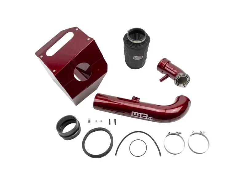 WCFab Grey 4" Intake Kit Stage 2 Chevrolet | GMC 6.6L Duramax 2017-2019 - WCF100360-GRY