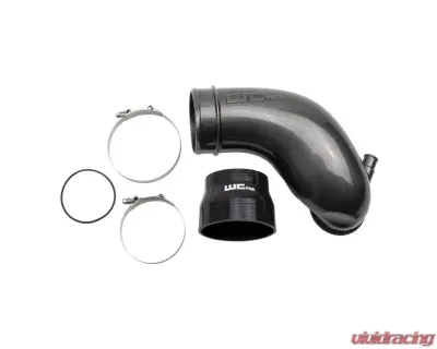 WCFab Bengal Blue 3.5" Intake Horn Chevrolet 6.6L LBZ/LMM Duramax 2006-2010 - WCF100412-BB