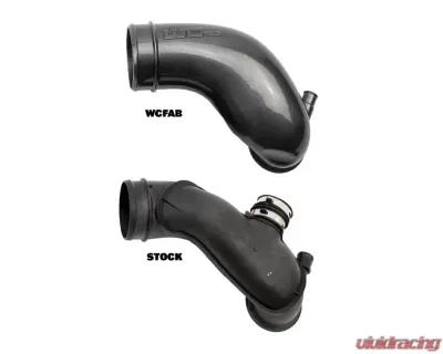 WCFab Bengal Blue 3.5" Intake Horn Chevrolet 6.6L LBZ/LMM Duramax 2006-2010 - WCF100412-BB