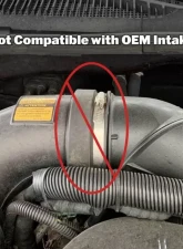 WCFab Bengal Blue 3.5" Intake Horn Chevrolet 6.6L LBZ/LMM Duramax 2006-2010                                     - WCF100412-BB - Image 4