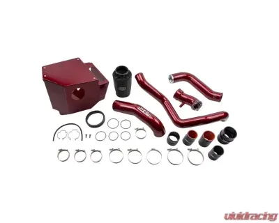 WCFab Candy Red High Flow Intake Bundle Kit Chevrolet 6.6L LP5 Duramax 2020-2022 - WCF100414-CR