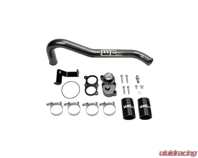 WCFab Semi-Gloss Black Thermostat Housing Kit Duramax LBZ/LMM 2006-2010 - WCF100420-SGB