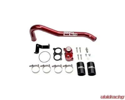 WCFab Semi-Gloss Black Thermostat Housing Kit Duramax LBZ/LMM 2006-2010 - WCF100420-SGB