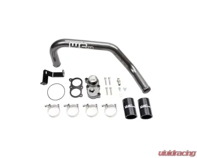 WCFab Gloss White Thermostat Housing Kit For Dual CP3 Chevrolet | GMC 6.6L Duramax 2006-2010 - WCF100424-GW