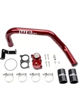 WCFab Red Thermostat Housing Kit For Dual CP3 Chevrolet | GMC 6.6L Duramax 2006-2010                                     - WCF100424-RED - Image 2