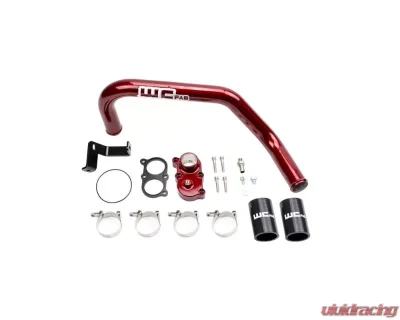 WCFab Red Thermostat Housing Kit For Dual CP3 Chevrolet | GMC 6.6L Duramax 2006-2010 - WCF100424-RED