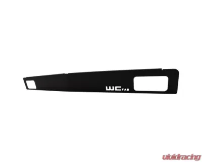 WCFab Texture Black Front Bumper Valance Filler Panel Kit w/Tow Hooks Chevrolet 2500/3500 2015-2019 - WCF100427-FTB