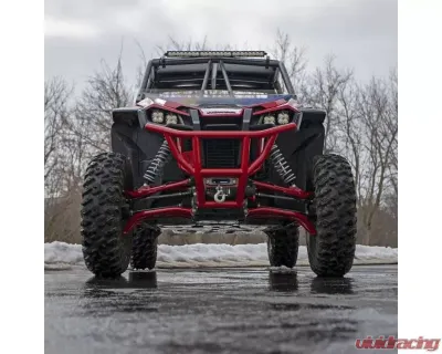 WCFab Semi-Gloss Black Front Bumper w/ Fair Lead Mount Honda Talon 1000X/R 2019+ - WCF102002-SGB