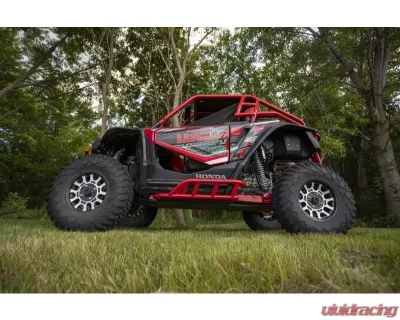 WCFab Gloss White 2 Seat Rock Sliders Honda Talon 1000X/R 2019+ - WCF102011-GW