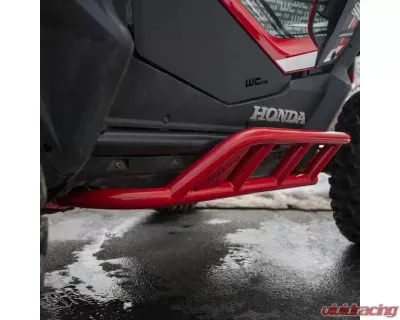 WCFab Gloss White 2 Seat Rock Sliders Honda Talon 1000X/R 2019+ - WCF102011-GW