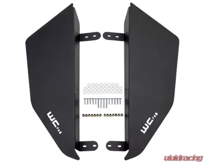 WCFab Semi-Gloss Black Front Lower Door Kit Honda Talon 1000X/R 2019+ - WCF102025-SGB