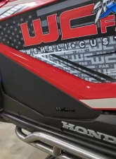 WCFab Semi-Gloss Black Front Lower Door Kit Honda Talon 1000X/R 2019+                                     - WCF102025-SGB - Image 5