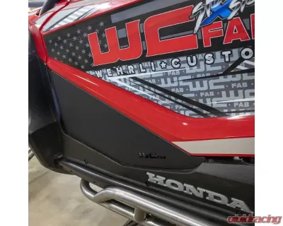 WCFab Semi-Gloss Black Front Lower Door Kit Honda Talon 1000X/R 2019+ - WCF102025-SGB