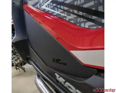 WCFab Semi-Gloss Black Front Lower Door Kit Honda Talon 1000X/R 2019+ - WCF102025-SGB