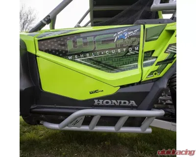 WCFab Semi-Gloss Black Front Lower Door Kit Honda Talon 1000X/R 2019+ - WCF102025-SGB
